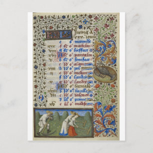 Medeltida kalender: Juni Vykort