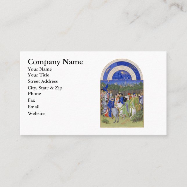 Medeltida kalendermajOxen & Gemini Visitkort (Framsida)