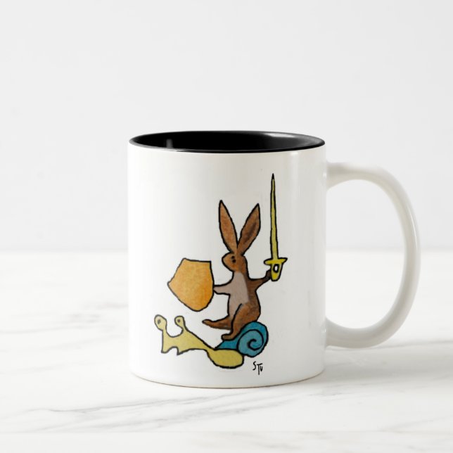 Medeltida kaninmugg Två-Tonad mugg (Höger)