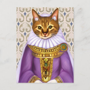 Medeltida kattjungfru vykort