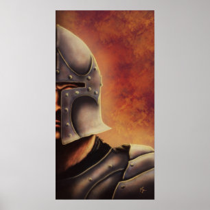 medeltida knight poster