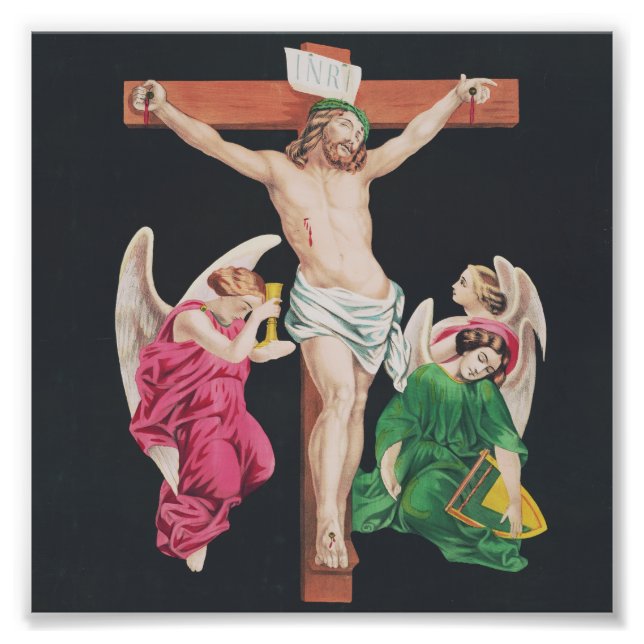 Medeltida korsfästelse av Jesus Kristus Fototryck (Framsidan)