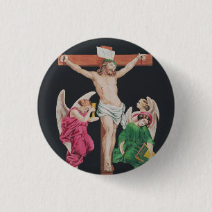 Medeltida korsfästelse av Jesus Kristus Knapp