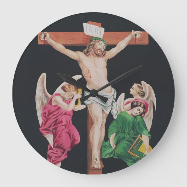 Medeltida Korsfästelse av Jesus Kristus Stor Klocka (Framsida)