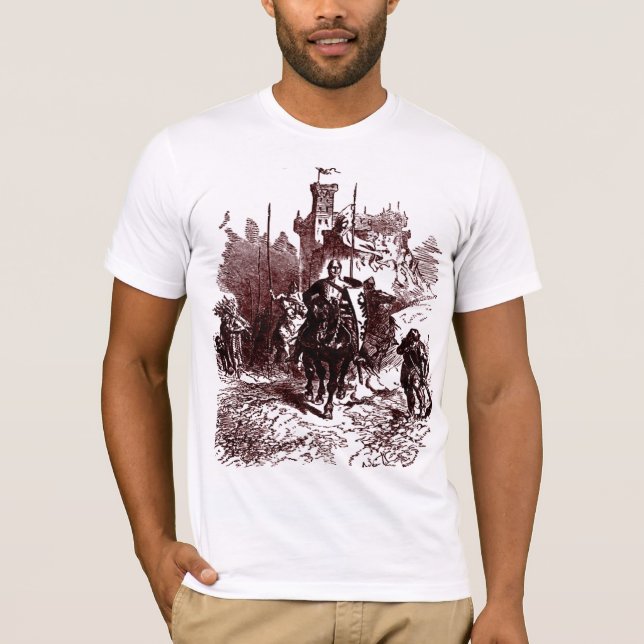 medeltida korståg t-shirt (Framsida)