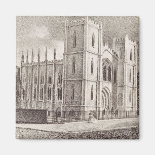 Medeltida kristna kyrka magnet