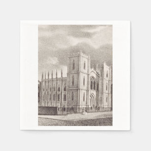 Medeltida kristna kyrka pappersservett