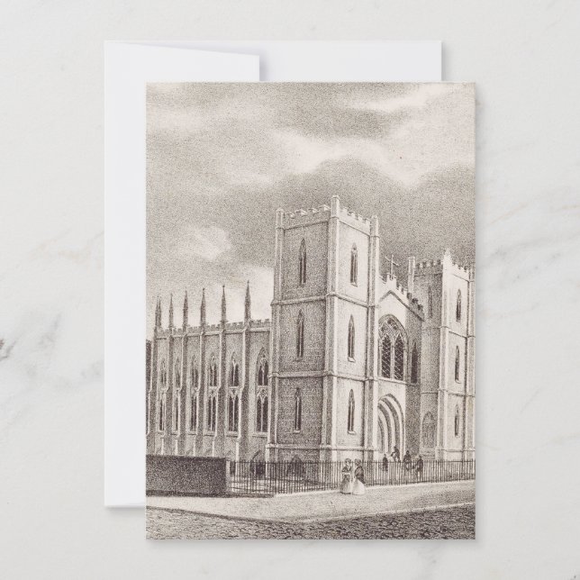 Medeltida kristna kyrkan inbjudningar (Framsida)
