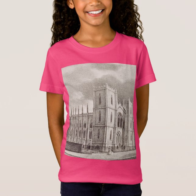 Medeltida kristna kyrkan t shirt (Framsida)