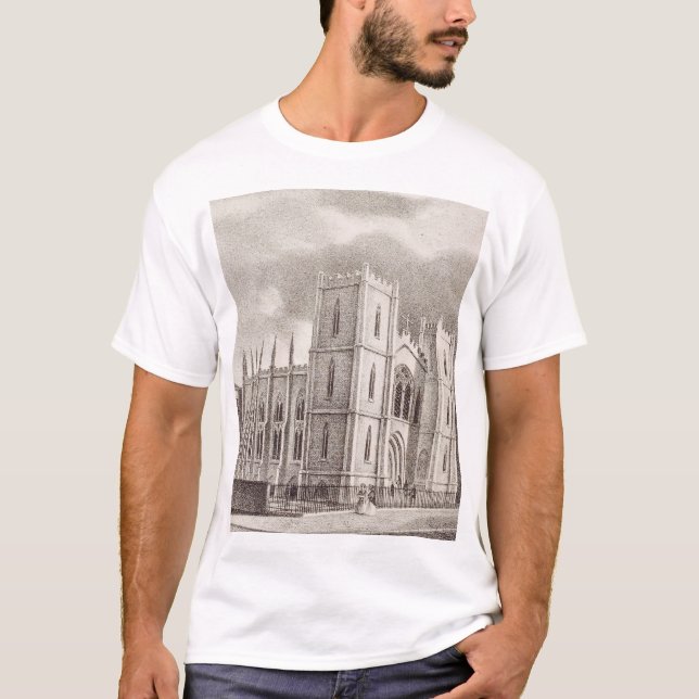 Medeltida kristna kyrkan t shirt (Framsida)
