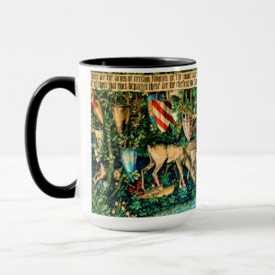 Medeltida kung Arthur William Morris Mugg