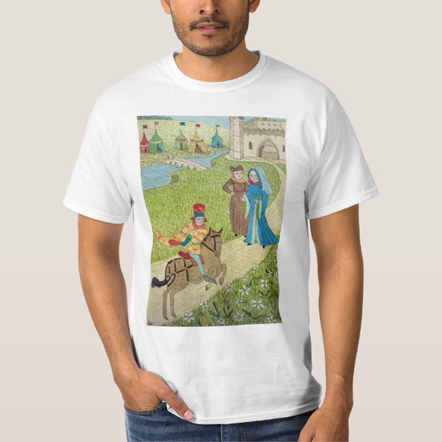 Medeltida liv i England - Canterbury vallfärdar 5 T-shirt (Framsida)