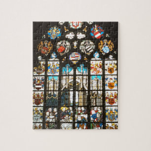 Medeltida målat glassfönster, Holland Pussel