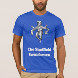 Medeltida Morrisdansare Svart Och Vit Vintage T Shirt