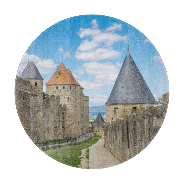 Medeltida murar i Carcassonne (Framsidan)