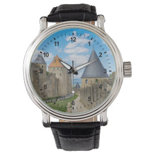 Medeltida murar i Carcassonne Armbandsur