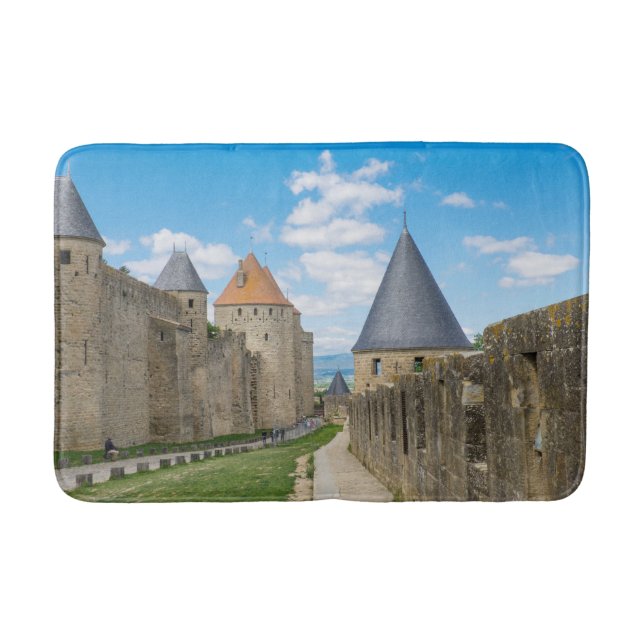 Medeltida murar i Carcassonne Badrumsmatta (Framsidan)