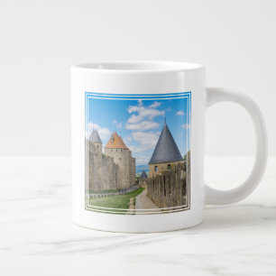 Medeltida murar i Carcassonne Jumbo Mugg