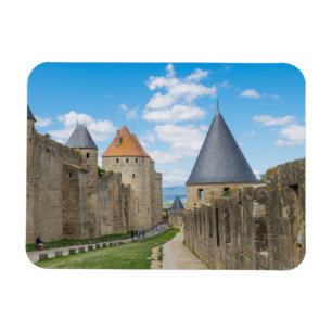 Medeltida murar i Carcassonne Magnet