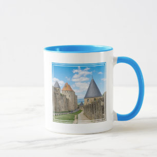 Medeltida murar i Carcassonne Mugg