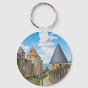 Medeltida murar i Carcassonne Nyckelring