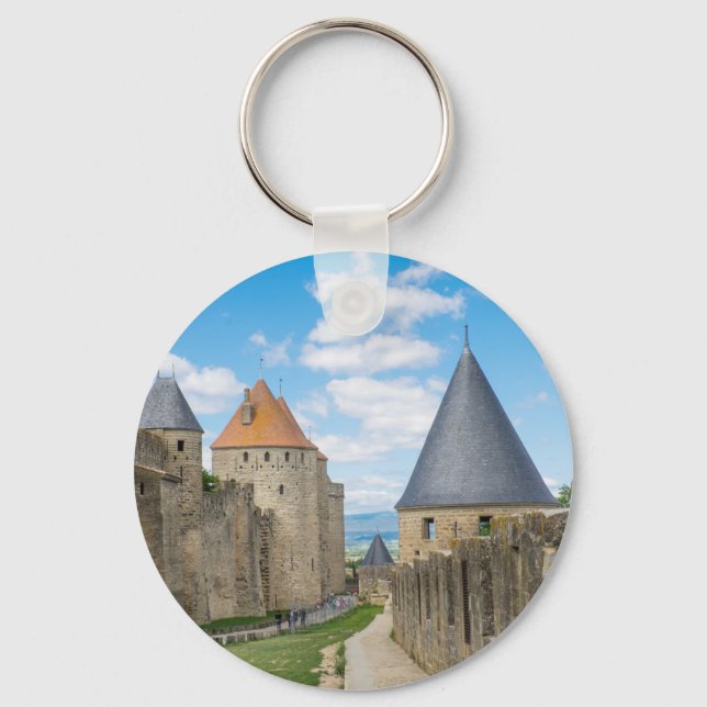 Medeltida murar i Carcassonne Nyckelring (Framsida)