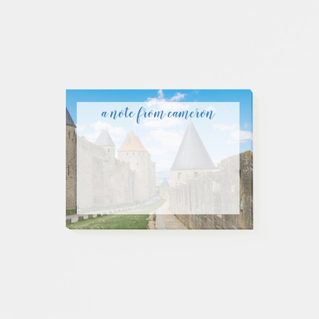 Medeltida murar i Carcassonne Post-it Block (Framsida)