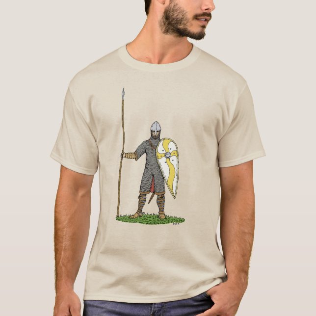 Medeltida normandisk riddare Circa 1066 Tröja (Framsida)