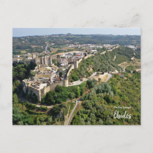 Medeltida Óbidos Portugal Vykort