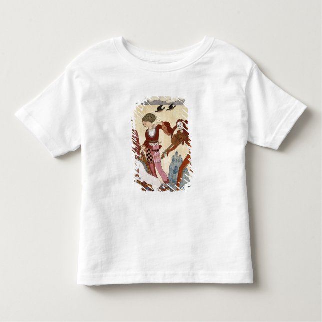 Medeltida plats av Georges Barbier Tee Shirt (Framsida)