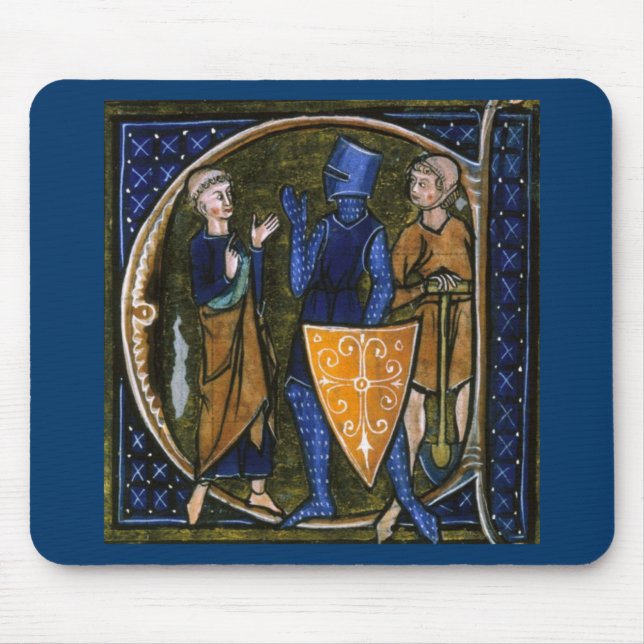 Medeltida/renaissance Mousepad Musmatta (Framsidan)