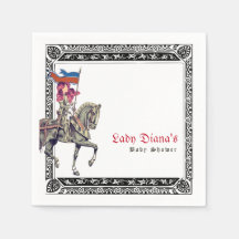 Medeltida renässansriddare Renfaire W baby shower