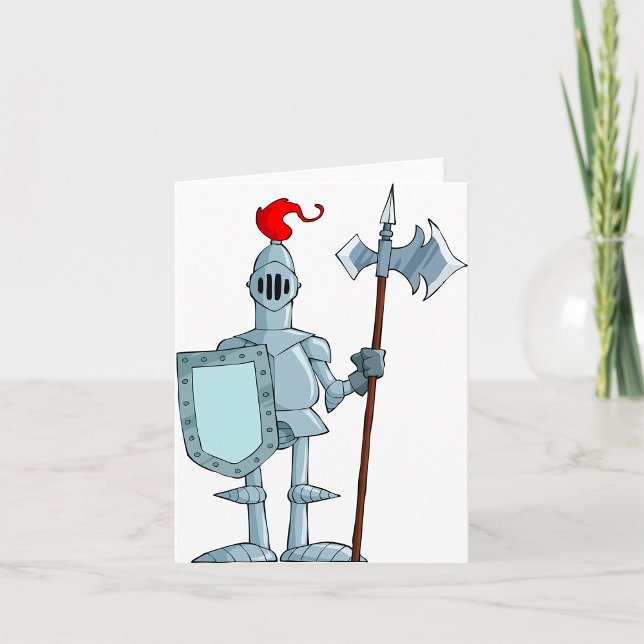 Medeltida Riddare Karaktär Kort (Skapare uppladdad)