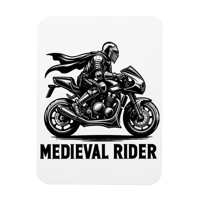 Medeltida riddare magnet (Vertikal)