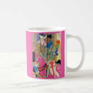 medeltida riddare på hästrygg kaffemugg