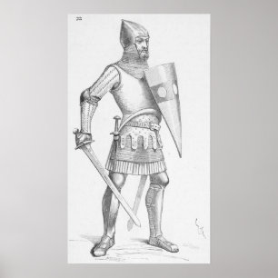 Medeltida riddare poster