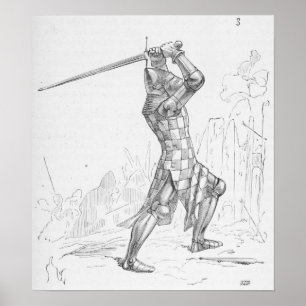 Medeltida riddare poster