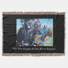 medeltida riddare som jousting på historisk konst mysfilt