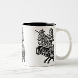 Medeltida riddarekaffemugg Två-Tonad mugg