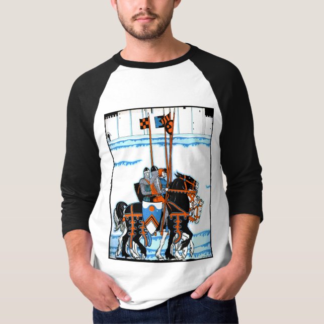 Medeltida riddareT-tröja Tee (Framsida)