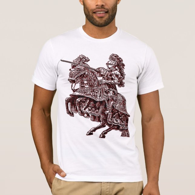 MEDELTIDA RIDDARET-TRÖJA TEE SHIRT (Framsida)