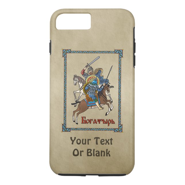 Medeltida rysk Bogatyr Case-Mate iPhone Skal (Baksida)
