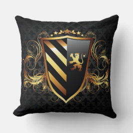 Medeltida Sköld Dekorativ Kudde