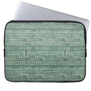 Medeltida sleeve 13" för musikmanuskriptNeoprene,
