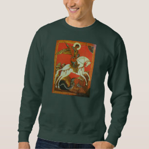 Medeltida St George och draketröja Långärmad Tröja