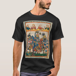 Medeltida turnering, 14th århundrade t shirt