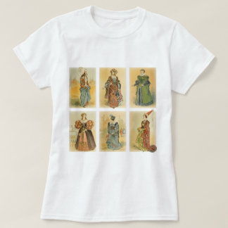 Medeltida vintageParis mode - T-shirt
