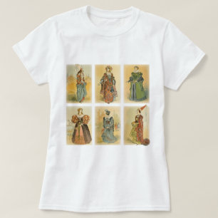 Medeltida vintageParis mode - Tee
