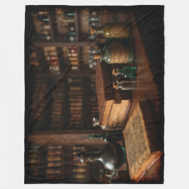 Medeval scenen Bord vid pothecary Fleecefilt