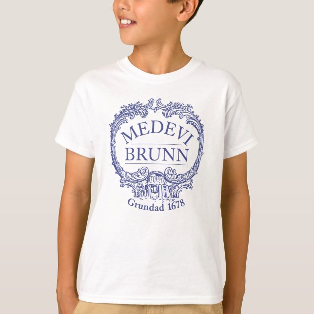 Medevi Brunn Large Logotyp Barn T-Shirt (Framsida)
